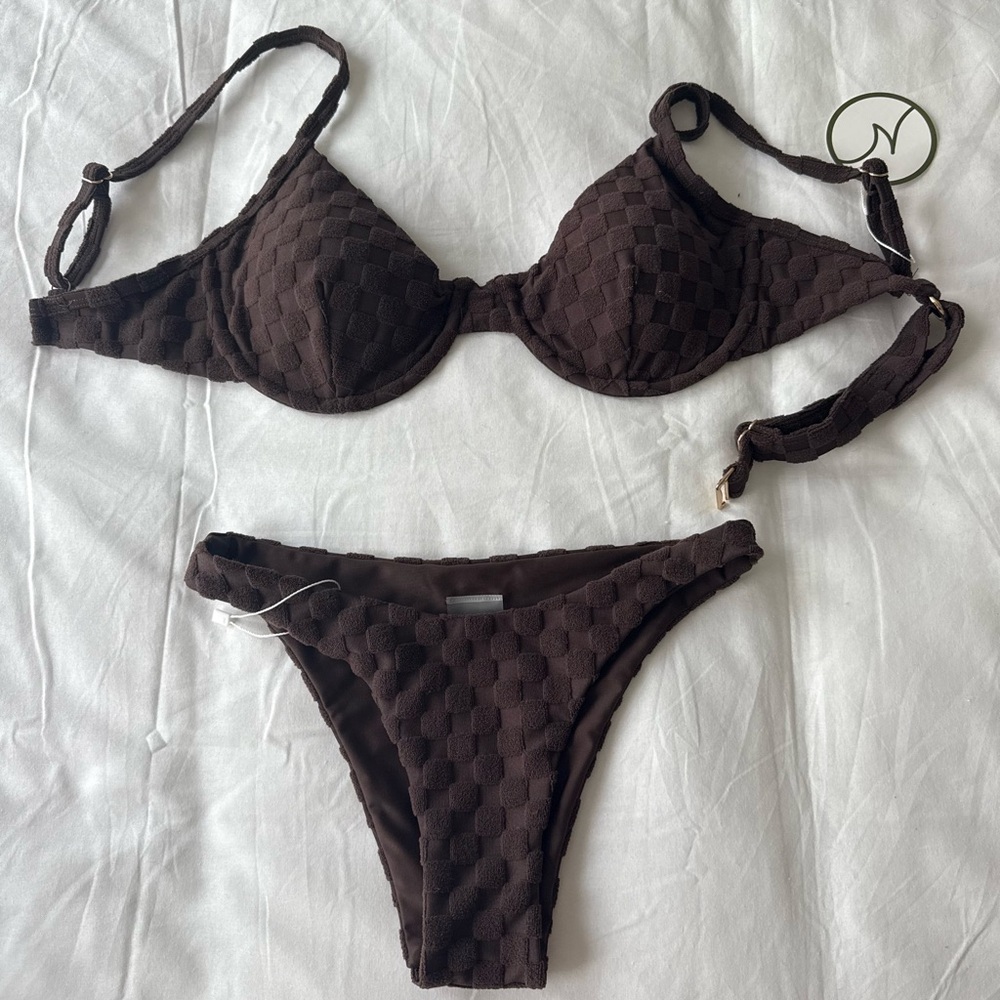 Brown Nika Bikini Set